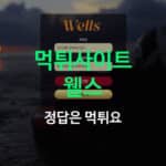 먹튀사이트 웰스