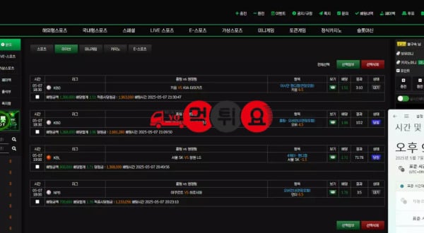 네이버 배팅자료