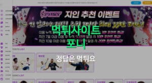먹튀사이트 포니