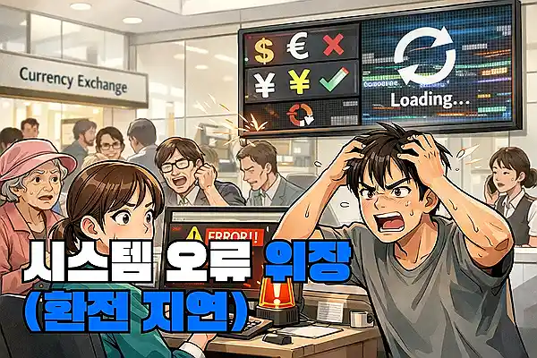 시스템 오류 위장